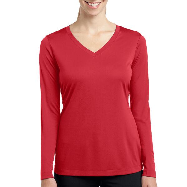 Stealth Fastpitch L/S Dry Fit V-Neck - Ladies Thumbnail